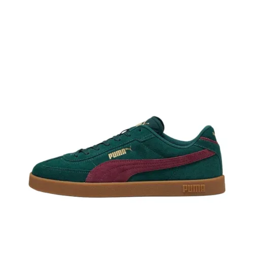 PUMA Club II Era Low Топ Немецкие армейские кроссовки Унисекс Зеленый