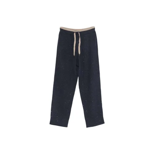 BRUNELLO CUCINELLI Вязаные спортивные брюки женские