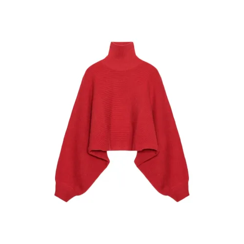 ZARA Красный Женский Трикотаж