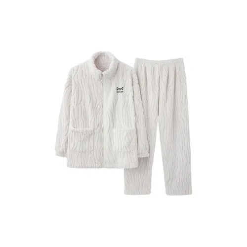 MIIOW Белый Женский Пижамный Комплект