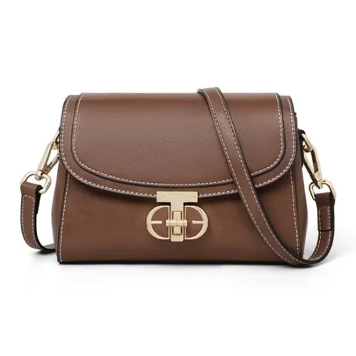 Younger Song Коровья кожа синтетическая кожа сумка через плечо женская коричневый