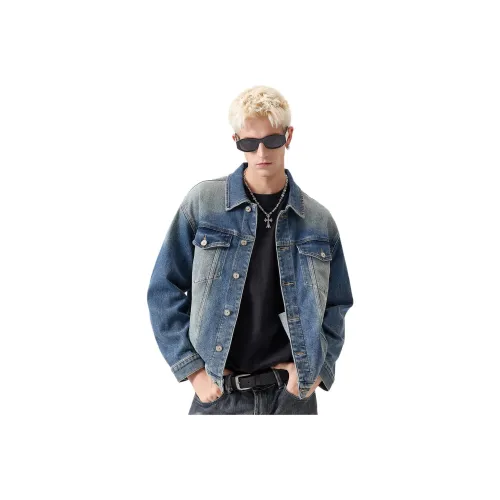 NITENG Синий Унисекс Джинсовые куртки