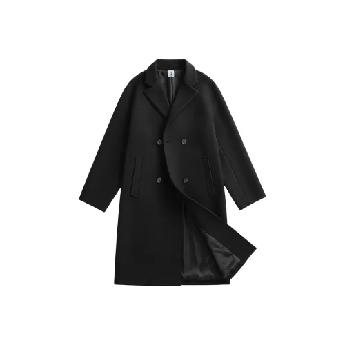 SHAQ Черное Унисекс Пальто