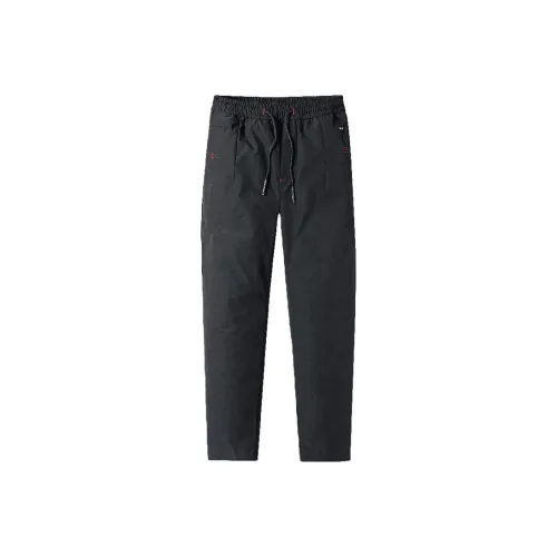 PLQV Черные Мужские Пуховые Штаны