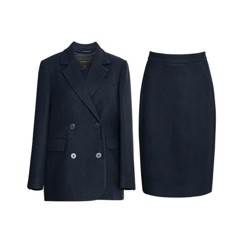 ROEYSHOUSE Темно-синий женский комплект с юбкой