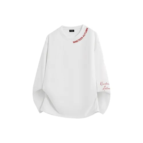 NINETEEN AUTUMN Вельвет T-Рубашка Унисекс