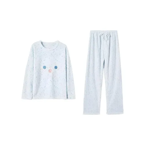 Dippanis Светло-синий Женский комплект пижам