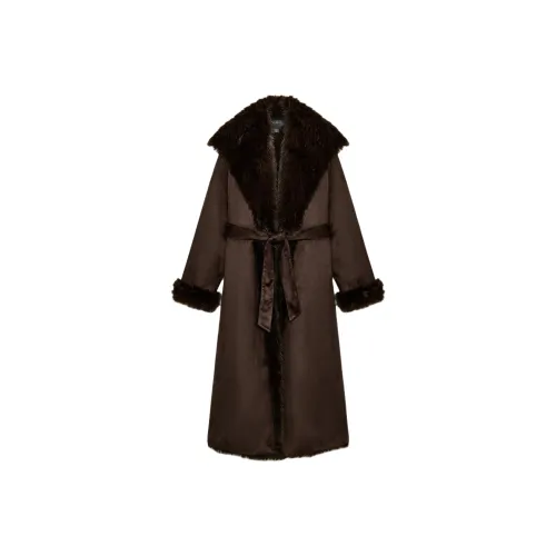 ZARA ZW Series Коричневое Женское Пальто