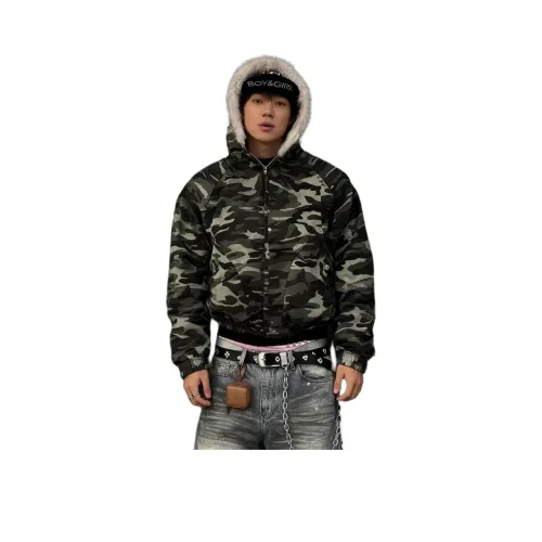 MORii Камуфляж Унисекс Пуховики