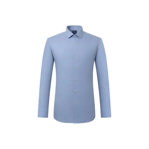 Camicissima Светло-синий Полу-французский Ожерелье-чокер Мужские Рубашки