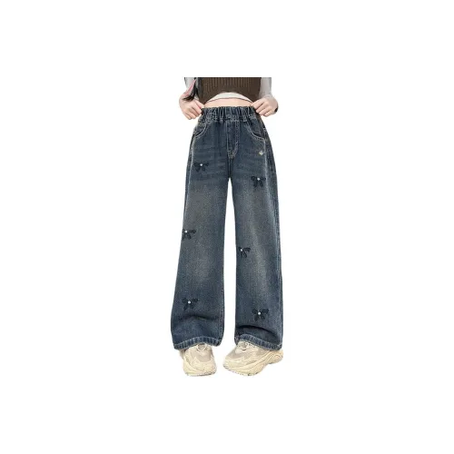 Teddy's Collection Синие Серые Джинсы с Флисовой Подкладкой для Подростков