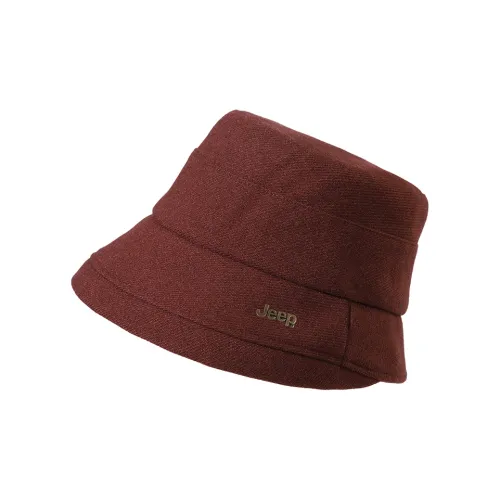 Jeep Вискоза Шляпы ведра Женские Бордовый