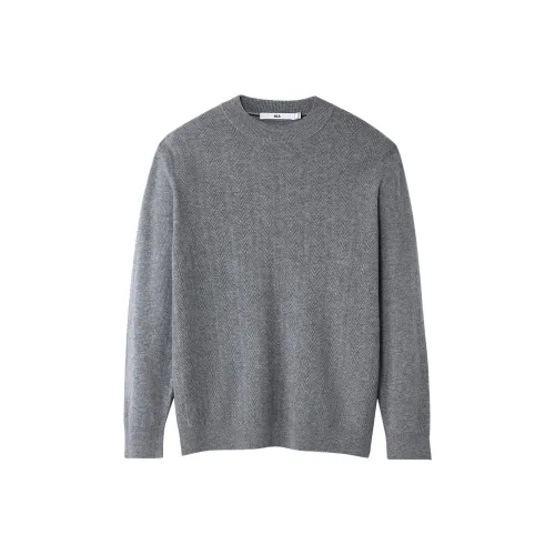 HLA Средне-серый X3 Мужские Свитера