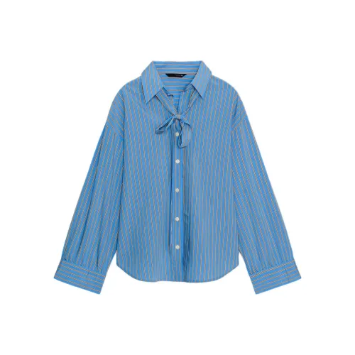 ZARA Полосатые рубашки для женщин