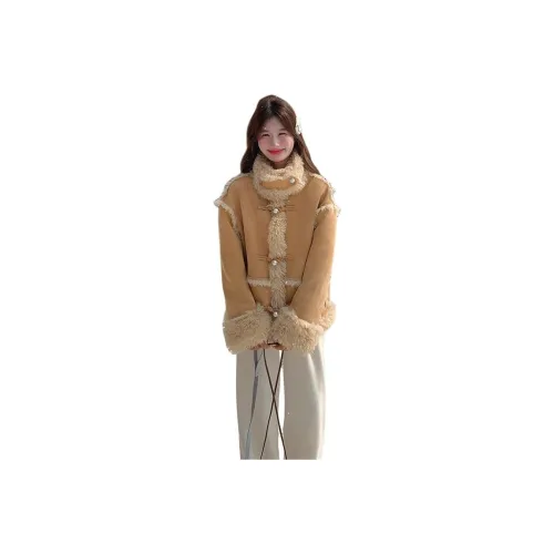 MEXICAN Бархат Feel Пальто Женское