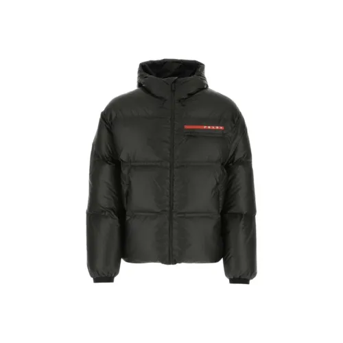 PRADA Мужские черные пуховики