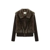 Винтажный коричневый - Флагманский [Съемный рукав Жилет]