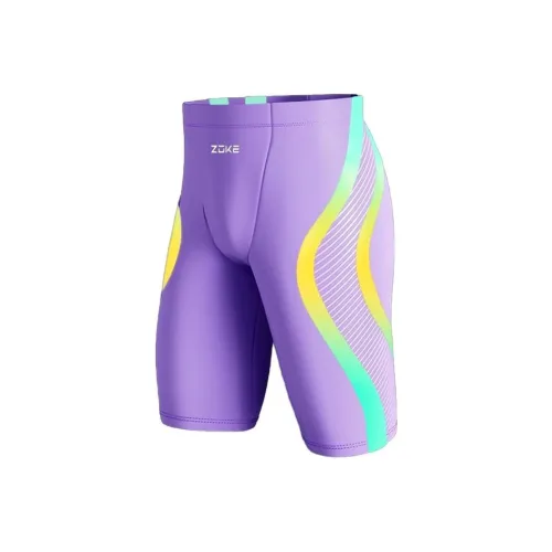 ZOKE Фиолетовый 125636876 Мужские Плавательные шорты
