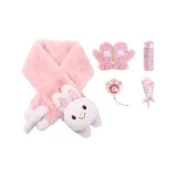 Шарф+Перчатки+Утепленный Размер бюстгальтера+Термальные рукавицы+Букет+Коробка