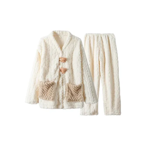 HANQIANNUO Осенне-зимняя пижама Chubby для девушки женская