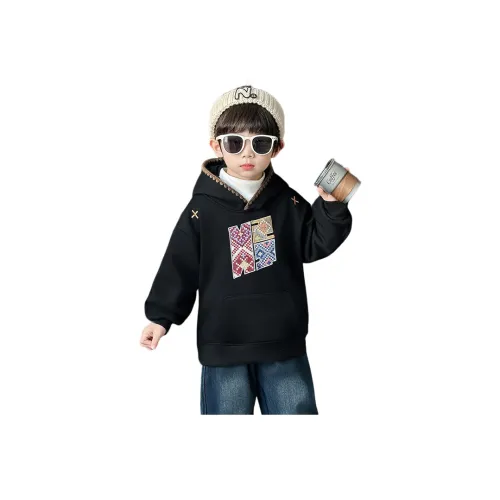 Lanza Повседневный свитшот Зимний Черный Подростки