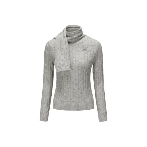 1ESS LA MODE Белый Серый Женский Трикотаж