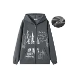 Темно-серый с флисовой подкладкой