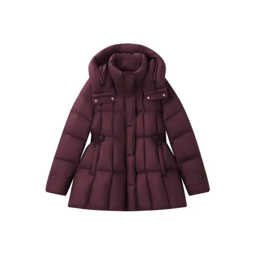 JOSR Каштановый Женские пуховики