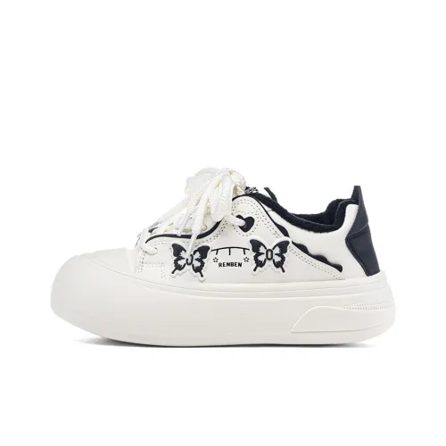 RENBEN Амортизация Высота Увеличение Устойчивость к Износу Низкий Топ Утепленная Обувь Женская