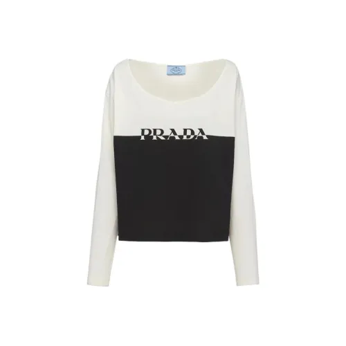 PRADA Черные Женские T-рубашки