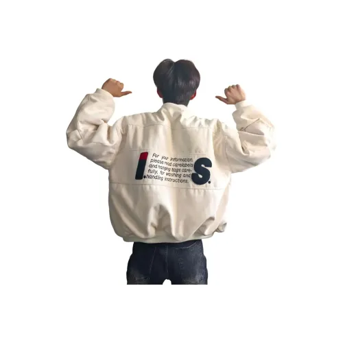 PISYPOX 172 Ecru Wool Upgraded Unisex Jackets PISYPOX 172 Экрю Шерсть Улучшенный Унисекс Куртки