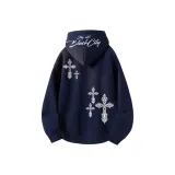 Темно-синий с флисовой подкладкой