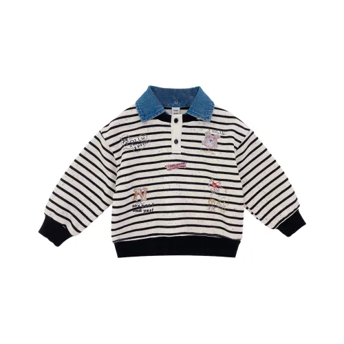 IMAU Черно-белые полосы Kids Свитшоты