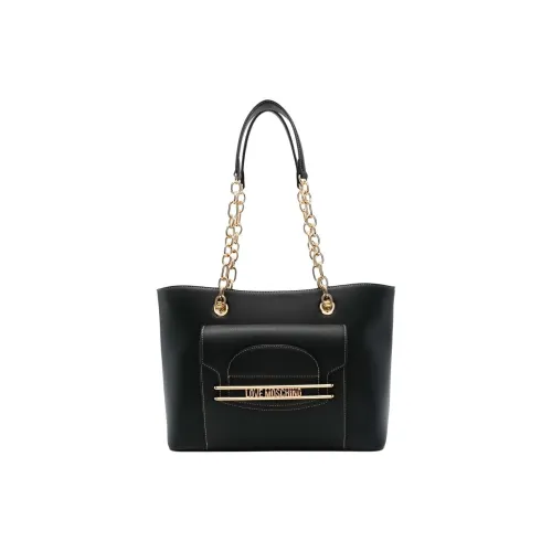 LOVE MOSCHINO Полиуретан Тоут Сумка Сумка для покупок Сумка на плечо Сумка Женская Черная