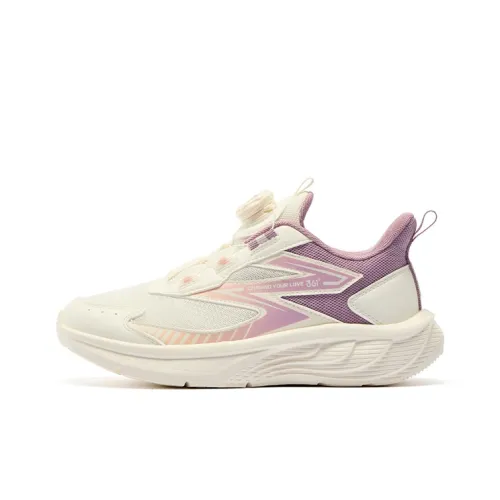 361°KIDS Противоскользящие Устойчивые к истиранию Легкие Амортизирующие Детские Беговые Кроссовки Белый Фиолетовый Розовый Подростки