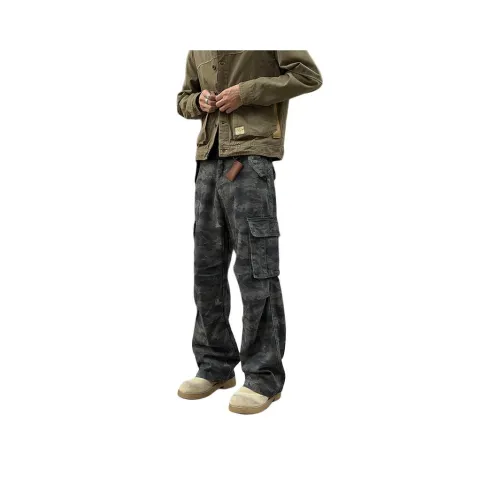 ENTONG Камуфляж Унисекс Джинсы