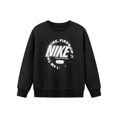Nike 3Brand Глубокий Черный Kids Свитшоты