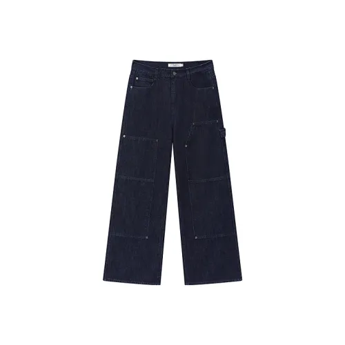 Teenie Weenie Men Темно-синий Унисекс Джинсы