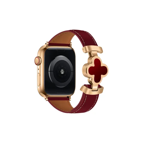 IWabcertoo Ремешок Apple Совместимость Кожа Металл 135 мм