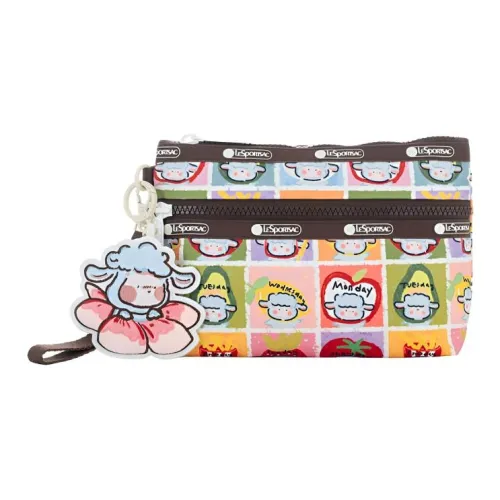 LeSportsac Ткань Клатч Маленький Женский Многоцветный
