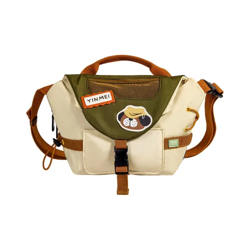 Sound For Life Ткань Сумка через плечо Стандартная Женская Зеленая Коричневая