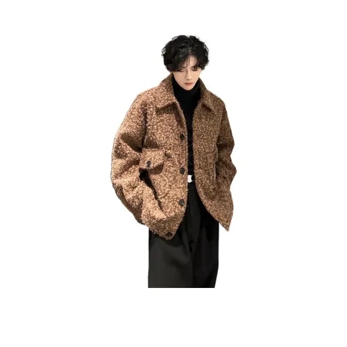 AWAO Коричневый Унисекс Пальто