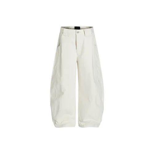 FDYZ Снежноягодник Белый Унисекс Джинсы