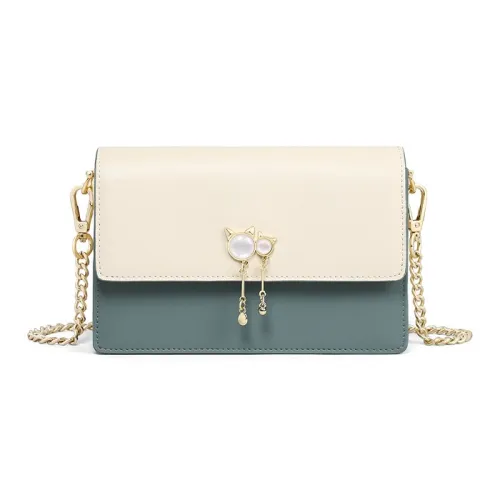 Younger Song Сумка через плечо из синтетической кожи женская серо-зеленая