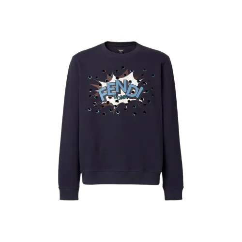FENDI Синий Мужской Свитшот