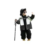 Черный с флисовой подкладкой