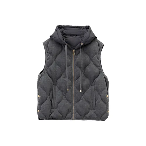 JASON WU С капюшоном Жилет Пух Женские