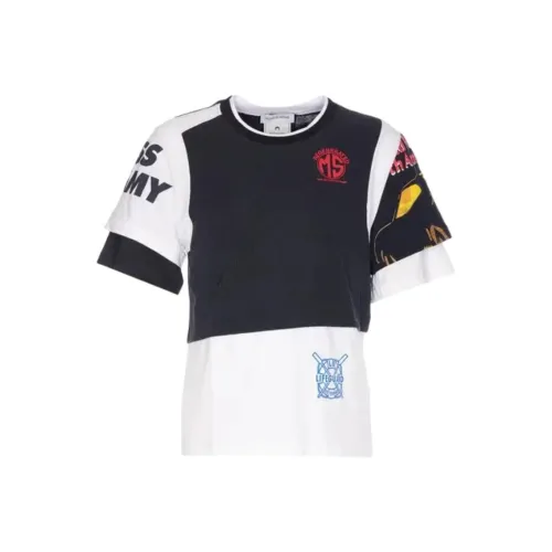 Marine Serre Белая Мужская T-Рубашка