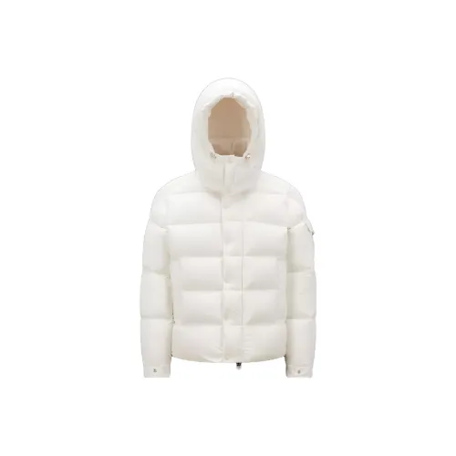 Moncler Down Jacket Coat Men's Ecru