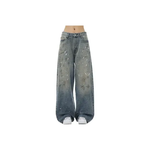 SLLAVIF Синий Мужской Джинсы